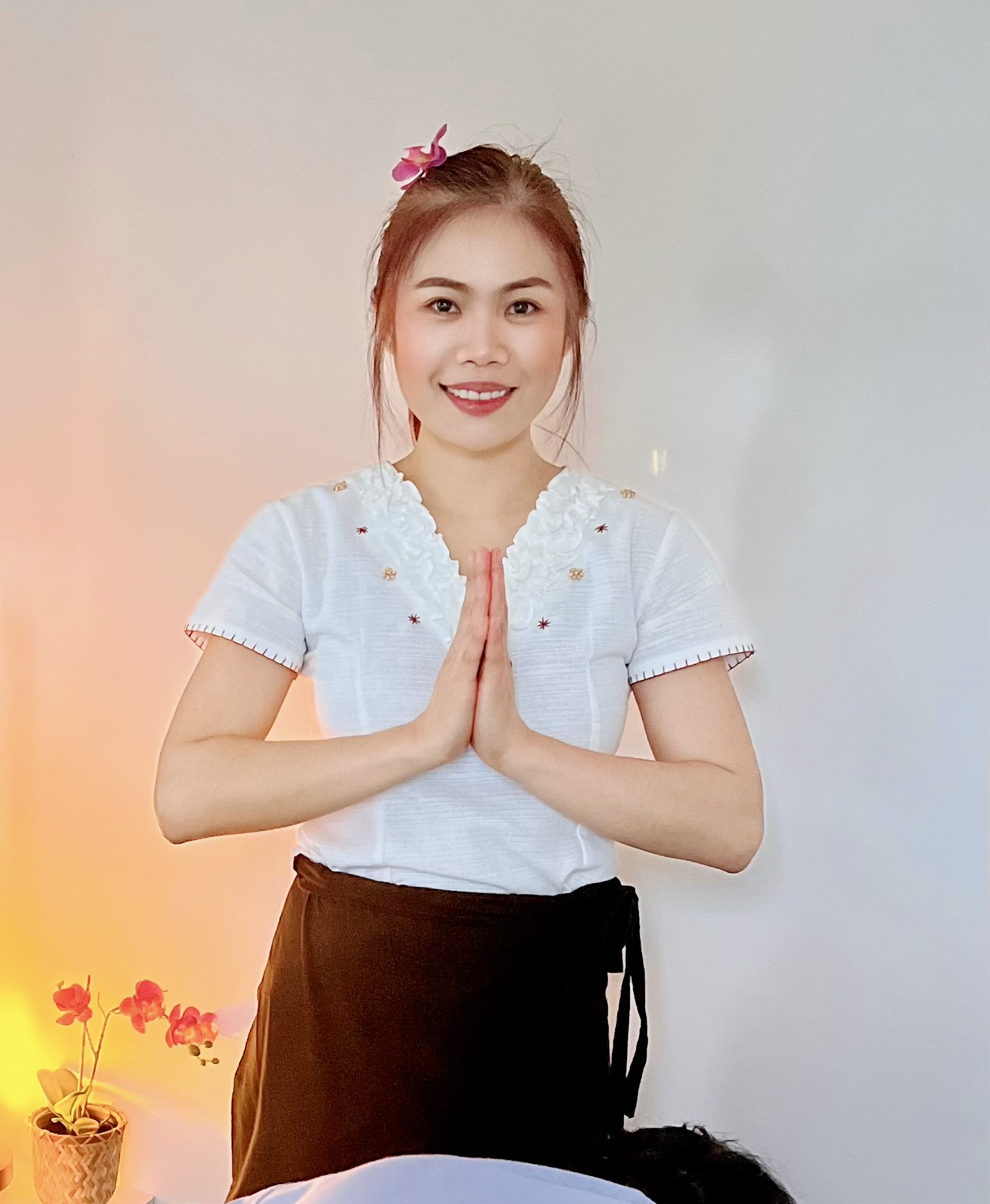 Narin Promsen, founder and lead therapist at Thai Bualuang Massage and Spa in Maldon, Essex